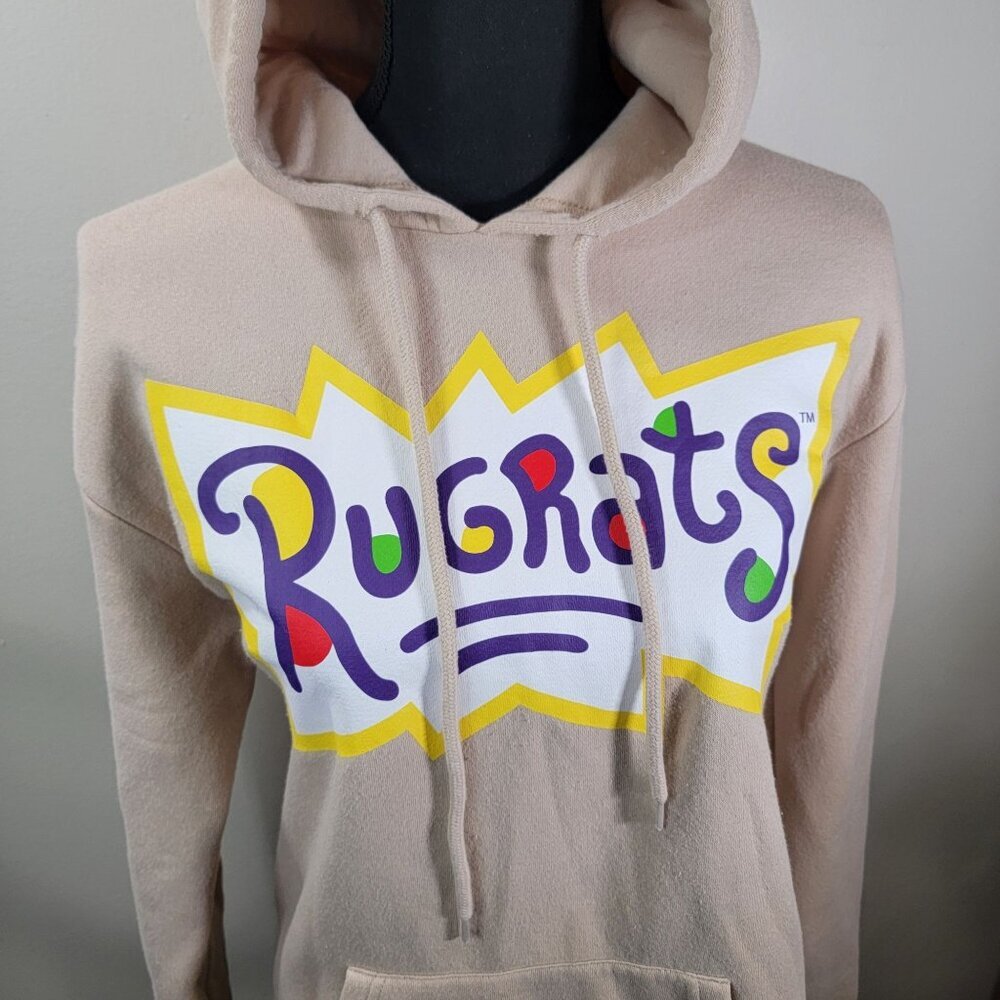 Nickelodeon Womens‎ S Rugrats Pullover Hoodie Sweatshirt 90s 2000s Retro Casual - Picture 2 of 8
